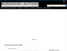 Tablet Screenshot of boisgirardpca.auction.fr