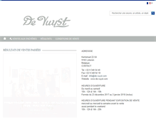 Tablet Screenshot of devuyst.auction.fr