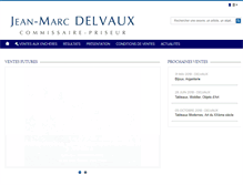 Tablet Screenshot of delvaux.auction.fr