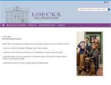 Tablet Screenshot of loeckx.auction.fr