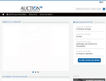 Tablet Screenshot of cornette.auction.fr