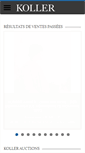 Mobile Screenshot of koller.auction.fr
