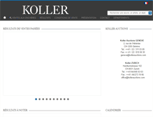 Tablet Screenshot of koller.auction.fr